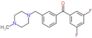 (3,5-difluorophenyl)-[3-[(4-methylpiperazin-1-yl)methyl]phenyl]methanone