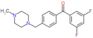 (3,5-difluorophenyl)-[4-[(4-methylpiperazin-1-yl)methyl]phenyl]methanone