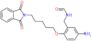 N-(5-amino-2-{[5-(1,3-dioxo-1,3-dihydro-2H-isoindol-2-yl)pentyl]oxy}benzyl)formamide