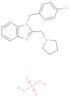 1H-Benzimidazole, 1-[(4-chlorophenyl)methyl]-2-(1-pyrrolidinylmethyl)-, sulfate (1:1)