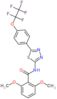 2,6-dimethoxy-N-{5-[4-(pentafluoroethoxy)phenyl]-1,3,4-thiadiazol-2-yl}benzamide