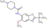 N-(2-tert-butyl-5-methoxy-1,3-benzothiazol-6-yl)-4-methylpiperazine-1-carbothioamide