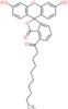 4-decanoyl-3',6'-dihydroxy-3H-spiro[2-benzofuran-1,9'-xanthen]-3-one