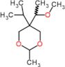 5-(1-methoxyethyl)-2-methyl-5-(propan-2-yl)-1,3-dioxane