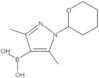 B-[3,5-Dimethyl-1-(tetrahydro-2H-pyran-2-yl)-1H-pyrazol-4-yl]boronic acid