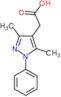 (3,5-dimethyl-1-phenyl-1H-pyrazol-4-yl)acetic acid