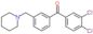 Methanone, (3,4-dichlorophenyl)[3-(1-piperidinylmethyl)phenyl]-