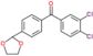 (3,4-Dichlorophenyl)[4-(1,3-dioxolan-2-yl)phenyl]methanone