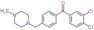 (3,4-dichlorophenyl)-[4-[(4-methylpiperazin-1-yl)methyl]phenyl]methanone
