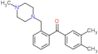 (3,4-dimethylphenyl)-[2-[(4-methylpiperazin-1-yl)methyl]phenyl]methanone