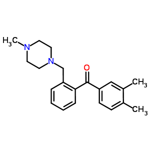 Methanone, (3,4-dimethylphenyl)[2-[(4-methyl-1-piperazinyl)methyl]phenyl]-