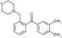 Methanone, (3,4-dimethylphenyl)[2-(4-thiomorpholinylmethyl)phenyl]-