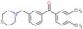 (3,4-dimethylphenyl)-[3-(thiomorpholinomethyl)phenyl]methanone