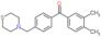 (3,4-dimethylphenyl)-[4-(thiomorpholinomethyl)phenyl]methanone