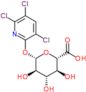 3,5,6-trichloropyridin-2-yl beta-D-glucopyranosiduronic acid