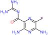 3,5-diamino-N-(diaminomethylidene)-6-fluoropyrazine-2-carboxamide