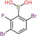 (3,6-dibromo-2-fluorophenyl)boronic acid