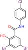 3,5-dibromo-N-(4-chlorophenyl)-2-hydroxybenzamide