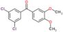 (3,5-dichlorophenyl)-(3,4-dimethoxyphenyl)methanone