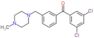 (3,5-dichlorophenyl)-[3-[(4-methylpiperazin-1-yl)methyl]phenyl]methanone