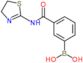 [3-(4,5-dihydrothiazol-2-ylcarbamoyl)phenyl]boronic acid