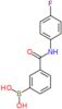 {3-[(4-fluorophenyl)carbamoyl]phenyl}boronic acid