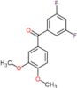 (3,5-difluorophenyl)(3,4-dimethoxyphenyl)methanone