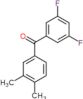 (3,5-difluorophenyl)(3,4-dimethylphenyl)methanone