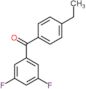 (3,5-difluorophenyl)(4-ethylphenyl)methanone