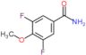 3,5-difluoro-4-methoxybenzamide