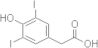 4-hydroxy-3,5-diiodophenylacetic acid