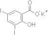 Sal de potasio de ácido diiyodosalicílico; 97%