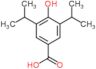 Acide 4-hydroxy-3,5-bis(1-méthyléthyl)benzoïque