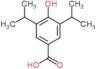4-hydroxy-3,5-di(propan-2-yl)benzoic acid