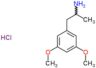 1-(3,5-dimethoxyphenyl)propan-2-amine hydrochloride (1:1)