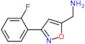 3-(2-Fluorophenyl)-5-isoxazolemethanamine