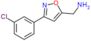 3-(3-Chlorophenyl)-5-isoxazolemethanamine