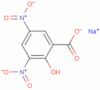 Benzoic acid, 2-hydroxy-3,5-dinitro-, sodium salt (1:1)