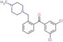(3,5-dichlorophenyl)-[2-[(4-methylpiperazin-1-yl)methyl]phenyl]methanone