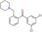 (3,5-dichlorophenyl)-[2-(1-piperidylmethyl)phenyl]methanone