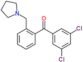 (3,5-dichlorophenyl)-[2-(pyrrolidin-1-ylmethyl)phenyl]methanone