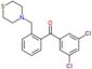 (3,5-dichlorophenyl)-[2-(thiomorpholinomethyl)phenyl]methanone