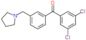 (3,5-dichlorophenyl)-[3-(pyrrolidin-1-ylmethyl)phenyl]methanone