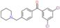 (3,5-dichlorophenyl)-[4-(1-piperidylmethyl)phenyl]methanone