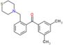 (3,5-dimethylphenyl)-[2-(thiomorpholinomethyl)phenyl]methanone