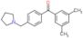 (3,5-dimethylphenyl)-[4-(pyrrolidin-1-ylmethyl)phenyl]methanone