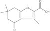 4,5,6,7-Tetrahydro-3,6,6-trimethyl-4-oxo-2-benzofurancarboxylic acid