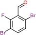 3,6-dibromo-2-fluorobenzaldehyde