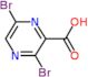 3,6-Dibromo-2-pyrazinecarboxylic acid