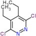 3,6-dichloro-4,5-diethylpyridazine